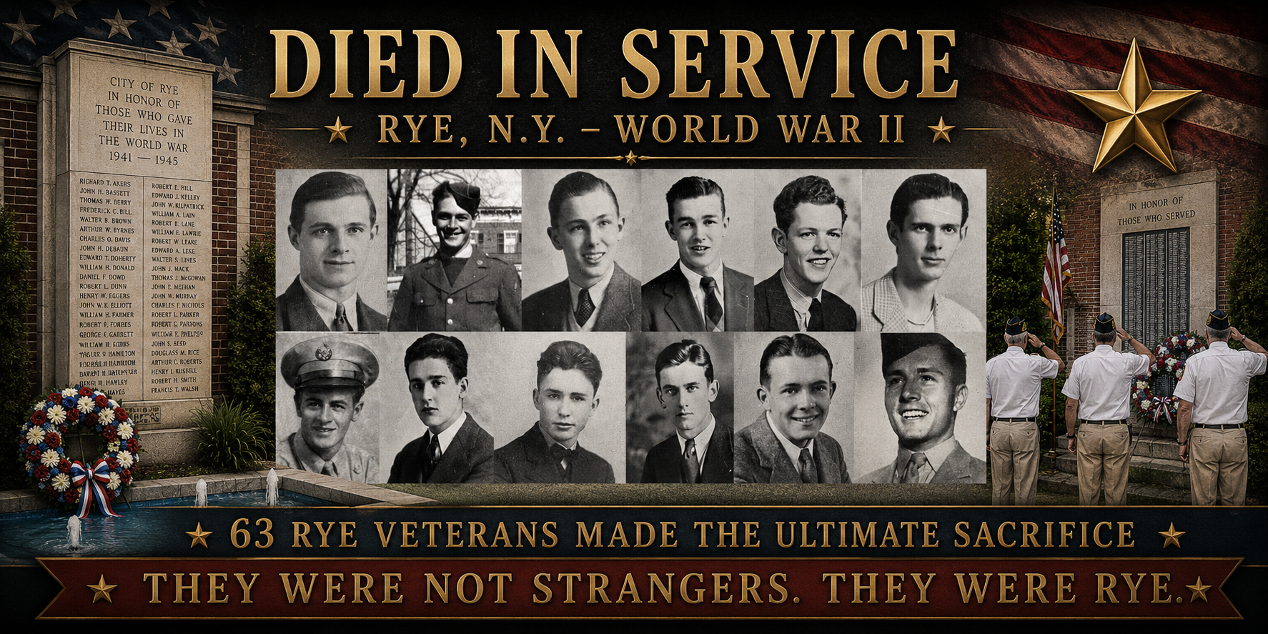 Rye New York World War II Veterans Who Died In Service