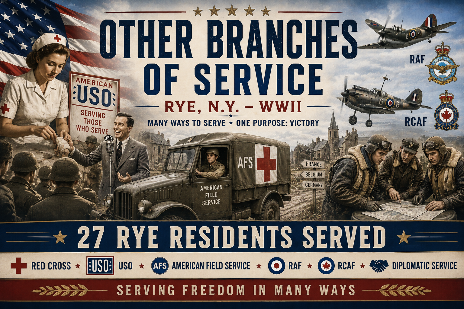 Other Branches of Service World War II Veterans from Rye New York
