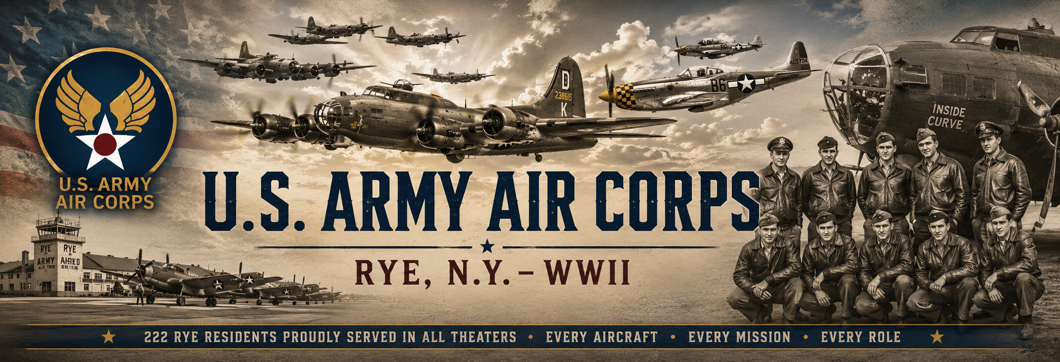 U.S. Army Air Corps World War II Veterans from Rye New York