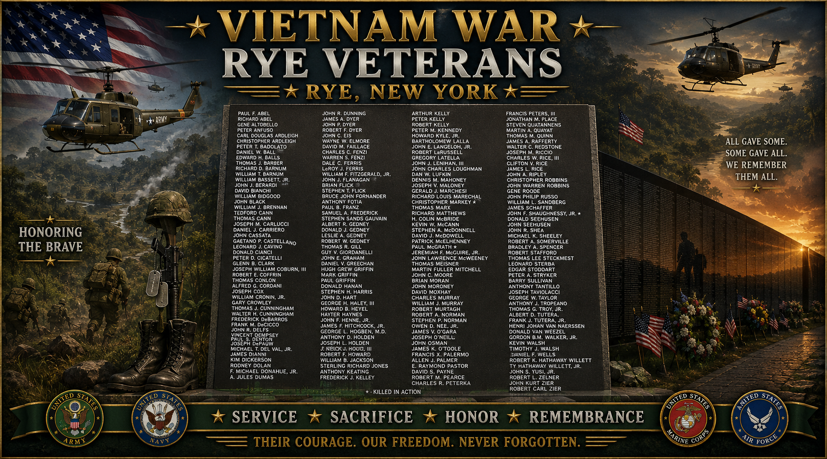 Vietnam War Veterans Rye New York
