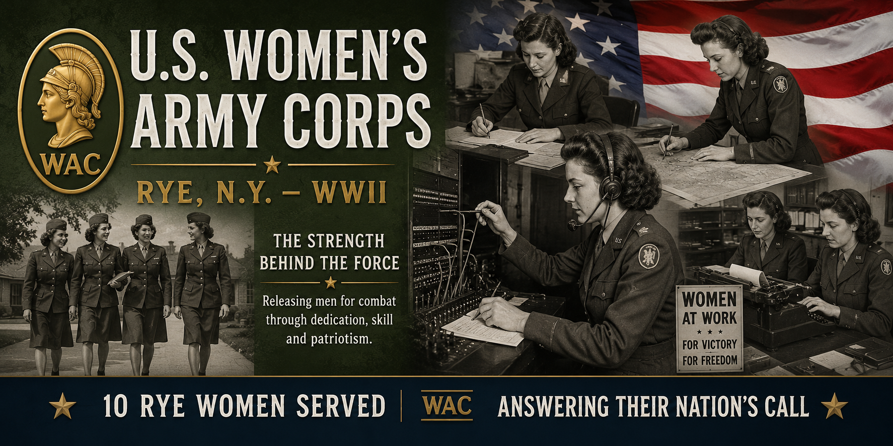 U.S. Women's Army Corps World War II Veterans from Rye New York