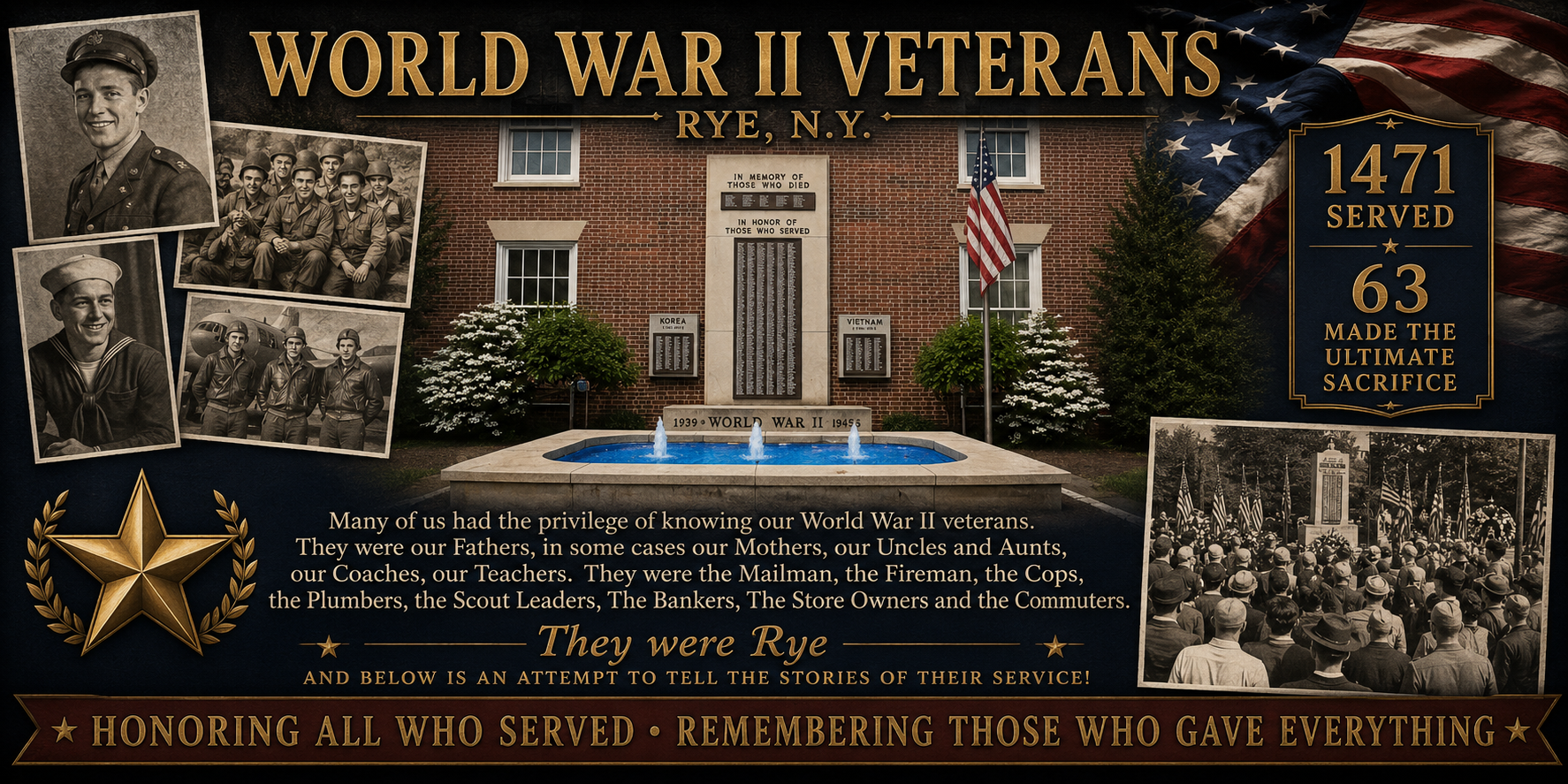 Rye New York World War II Veterans